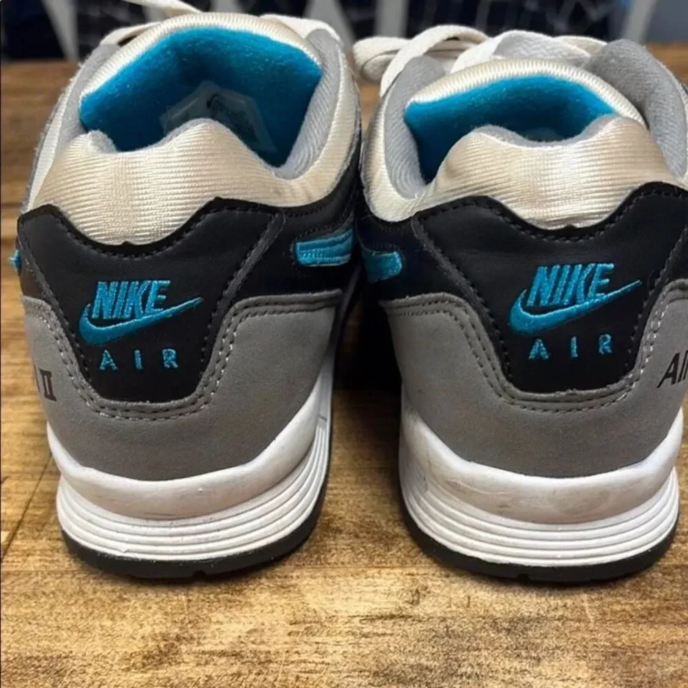 Vintage Nike Air Span II Blue Black White Running Sneakers Y2K men’s 7